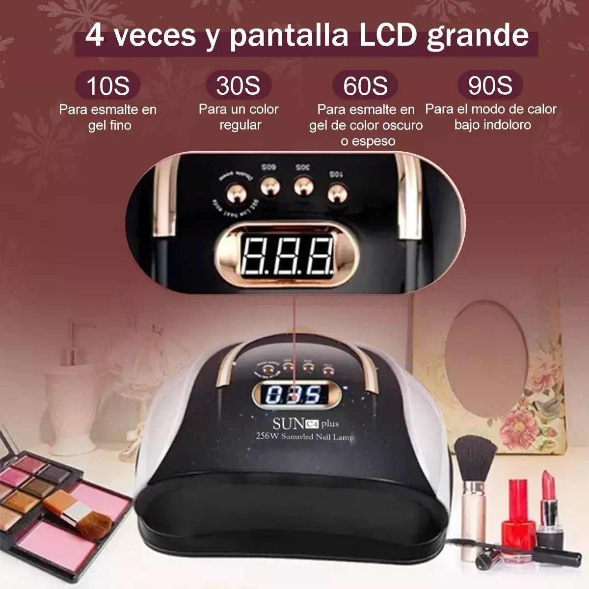 Lámpara LED para Uñas 22W – Secado Rápido y Profesional en Casa