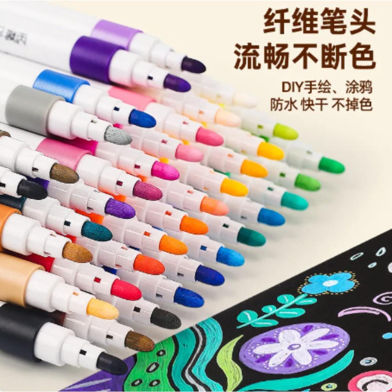 Rotulador acrílico 12pcs