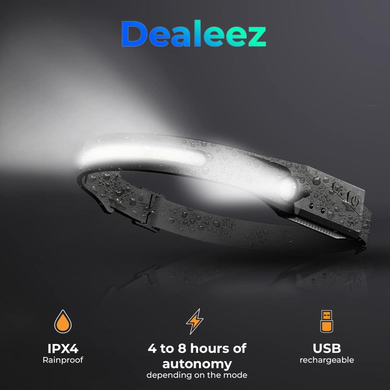 Faro LED Recargable con Sensor de Movimiento