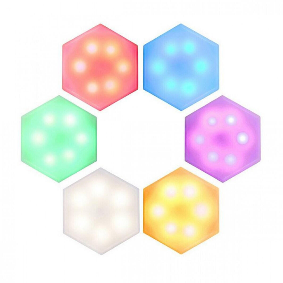 Luces Decorativas Hexagonales.