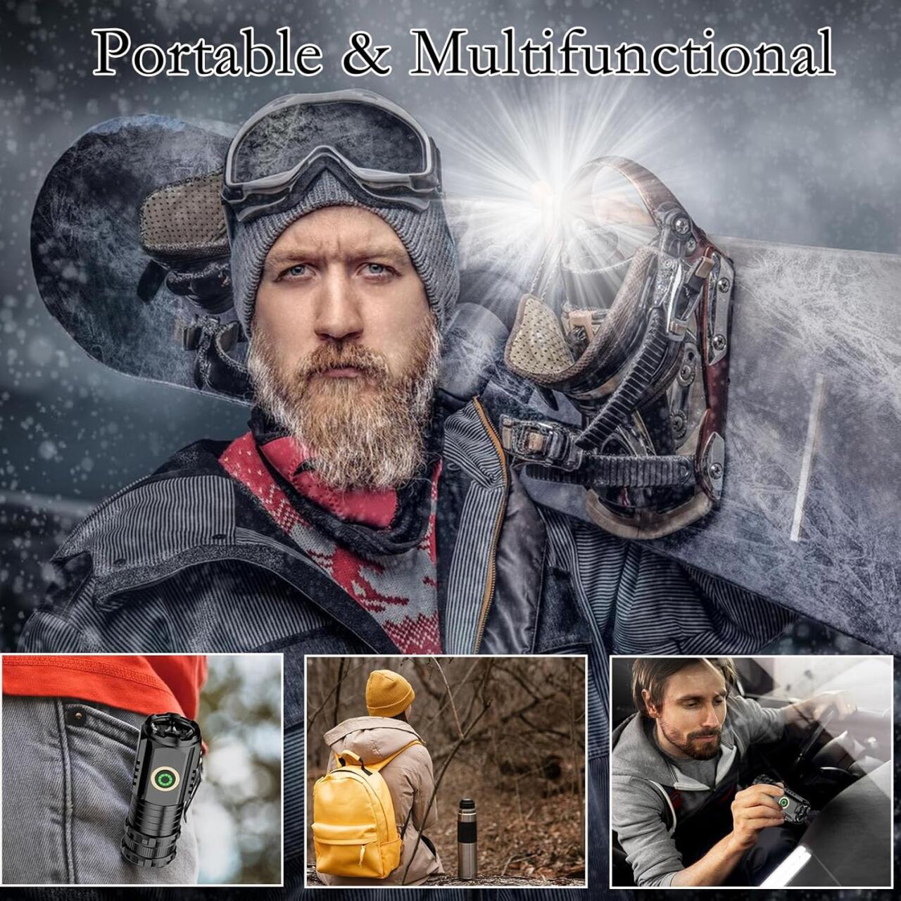 Mini Linterna Súper Brillante