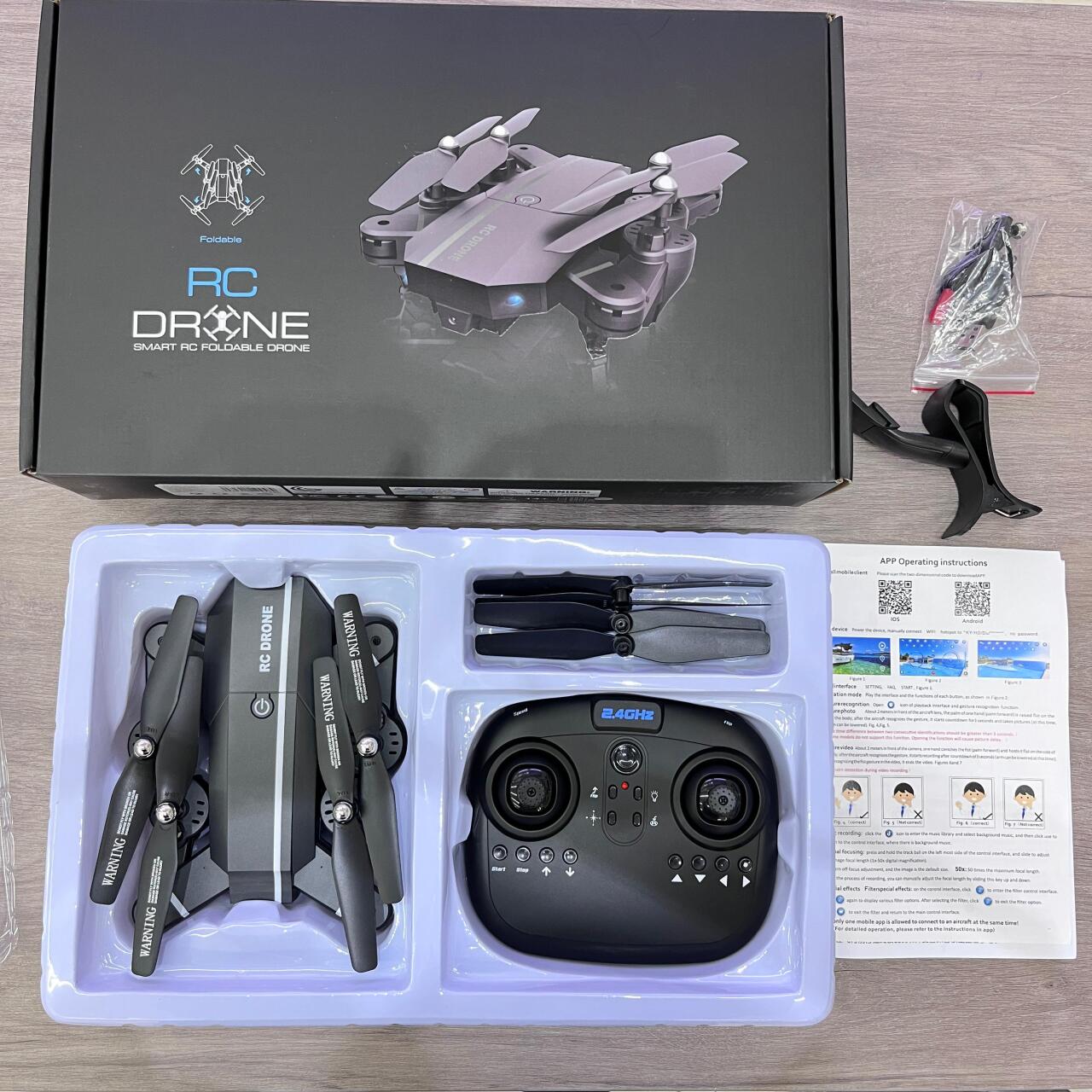 Dron Black 8807W con cámara 4K