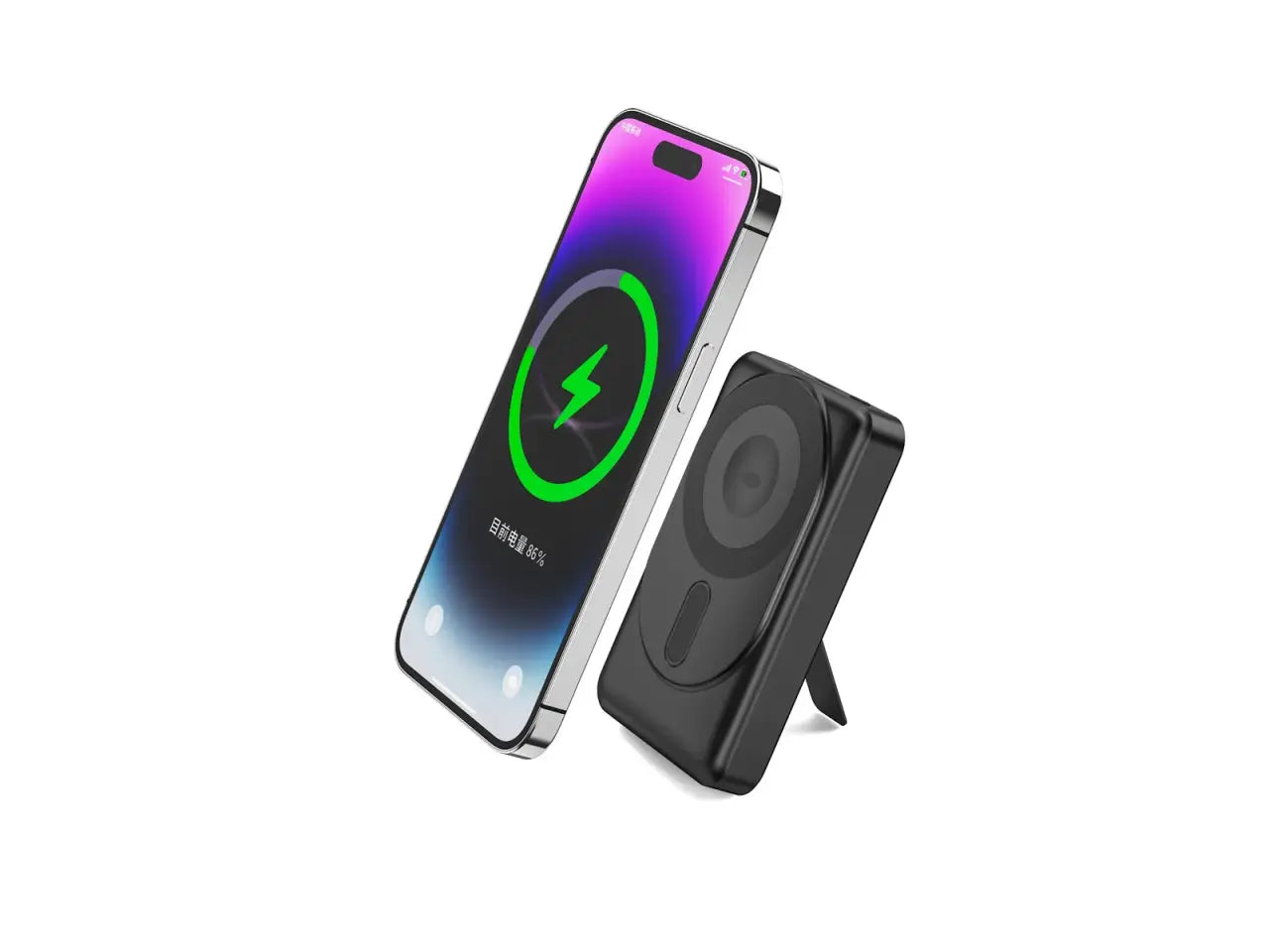 Cargador Inalámbrico Magnético 10,000mAh con Fuente de Alimentación por Cable – Doble Potencia, Doble Comodidad