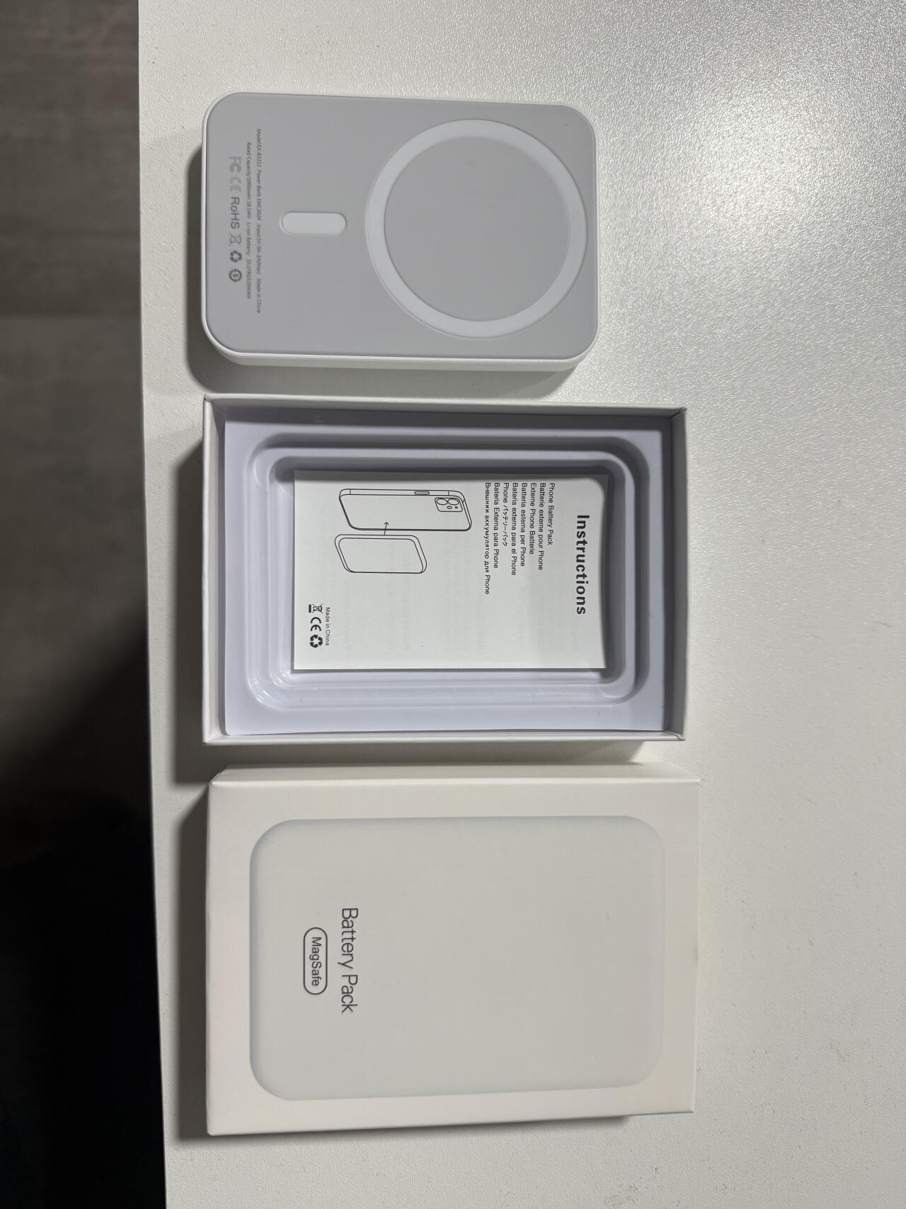 POWER BANK INALAMBRICO IMAN 5000MAH