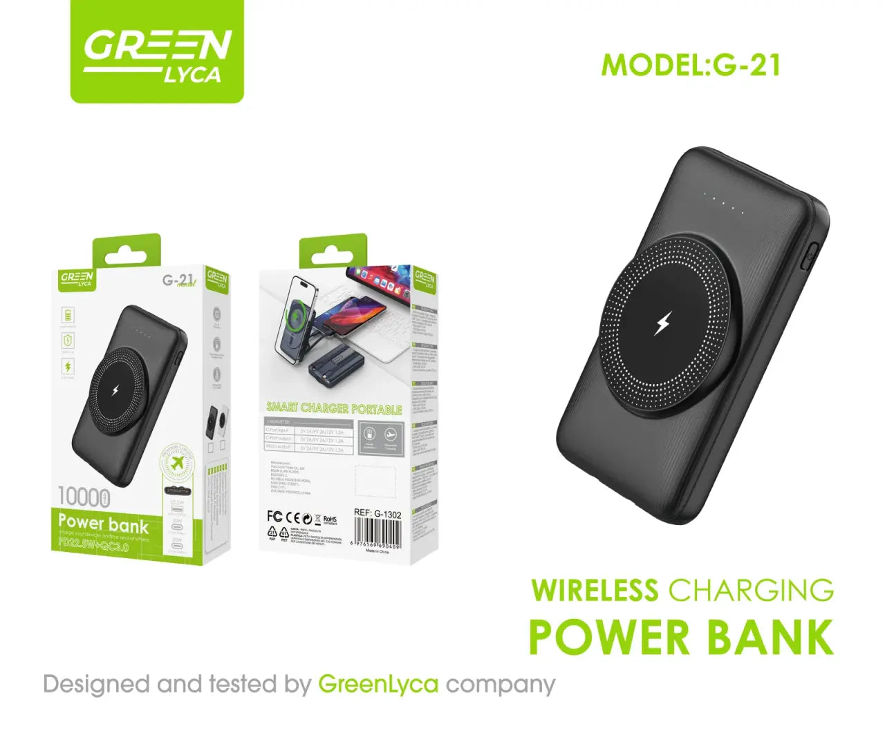 Power Bank Magnético 10,000mAh – Energía Rápida y Sin Cables