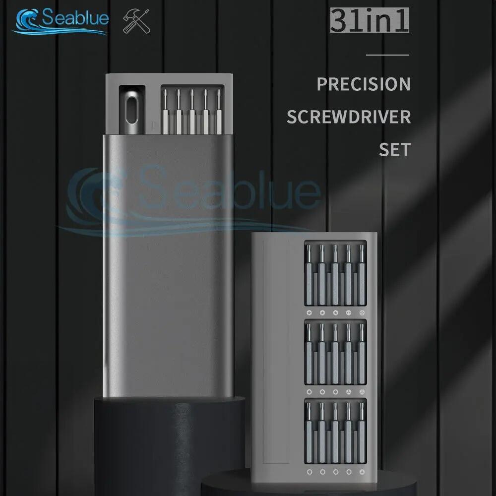 Juego de Destornillador 31 en 1 – Herramienta de Precisión Multiusos