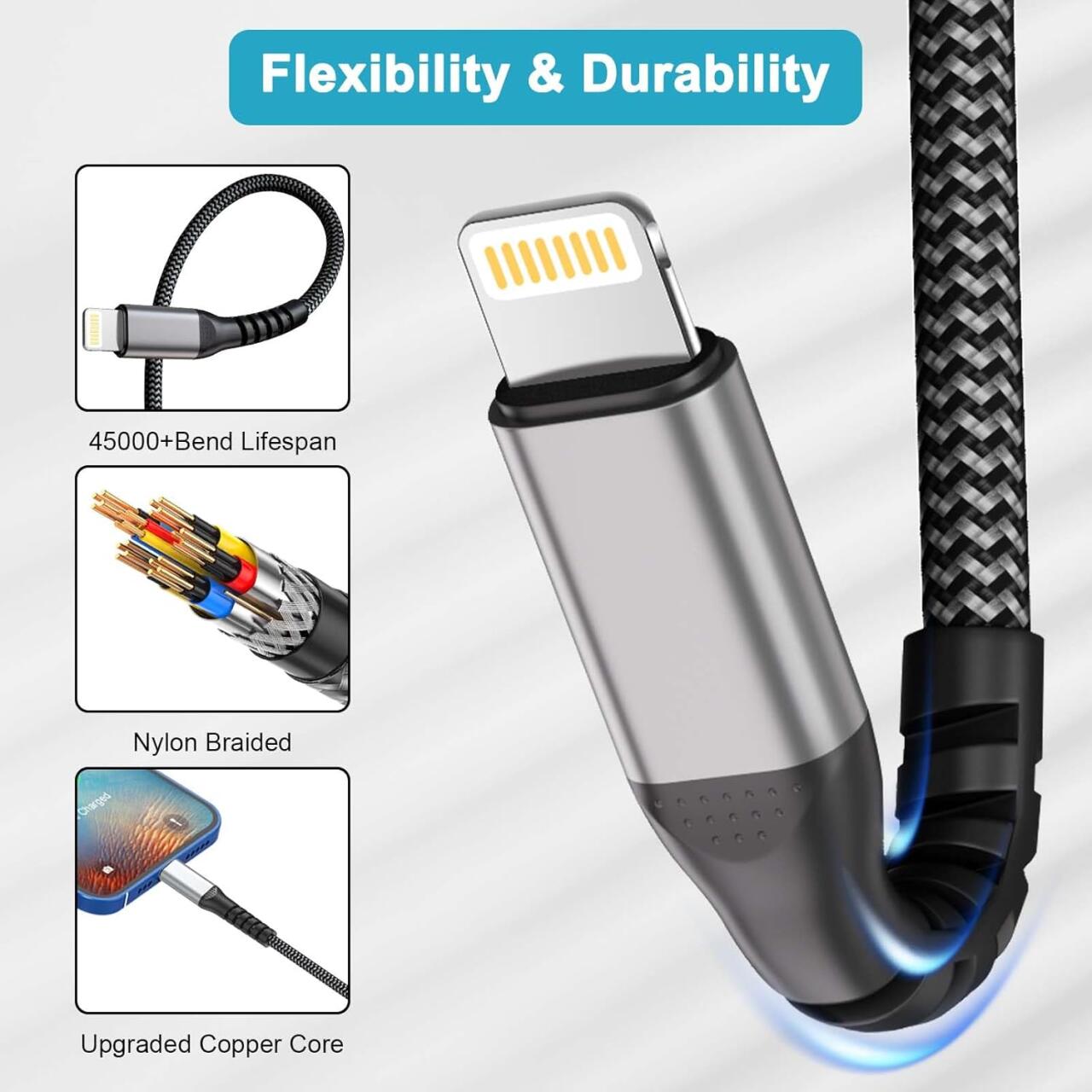 Cable USB-C a Lightning 1.2m