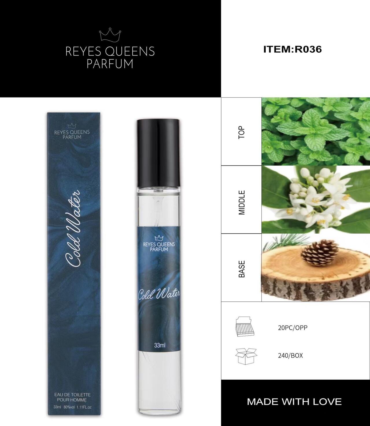 Perfume Eau de Toilette Cool Water pour Homme 33ml – Frescura Intensa en Formato de Bolsillo