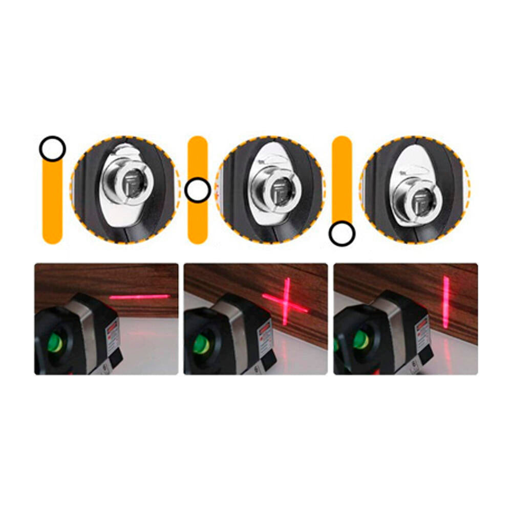 Nivel Láser, Herramienta para Bricolaje, Pintura y Pladur con Puntero Preciso