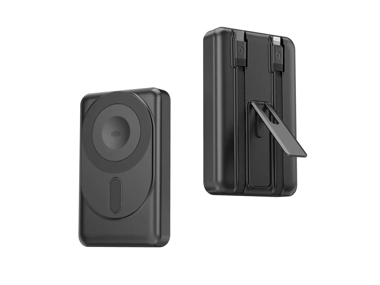 Cargador Inalámbrico Magnético 10,000mAh con Fuente de Alimentación por Cable – Doble Potencia, Doble Comodidad