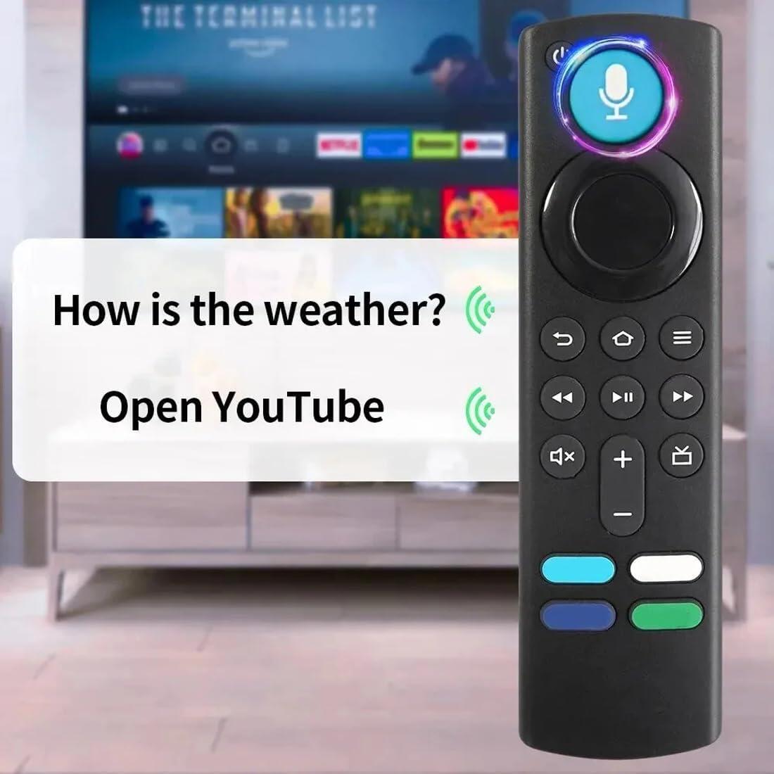 Mando a distancia con control de voz compatible con Amazon Fire TV Stick