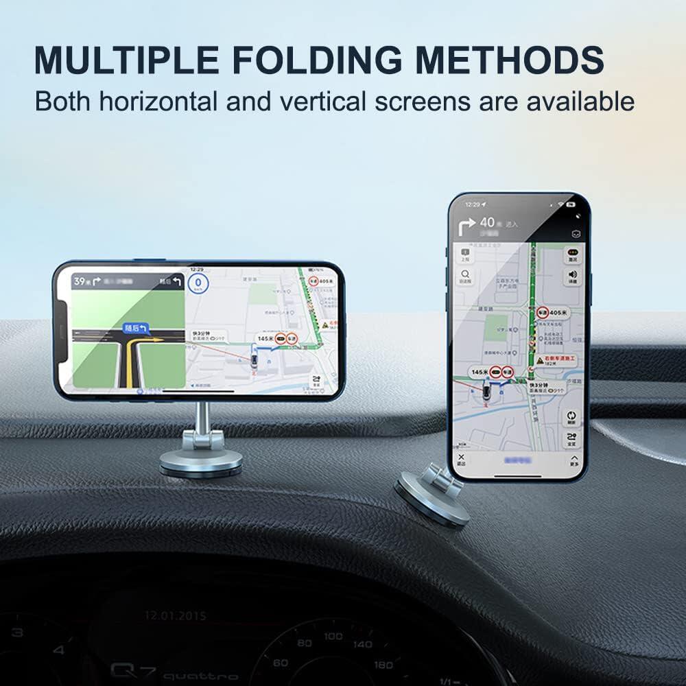 soportes magnético de tablero para auto con rotación de 360°