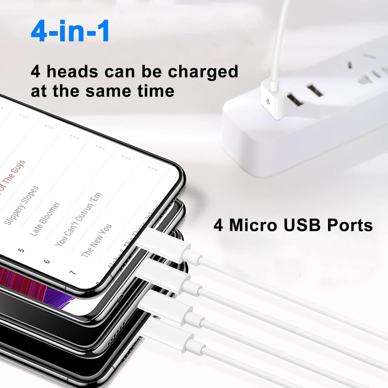 2-in-1 USB Cable 3A 1.2M