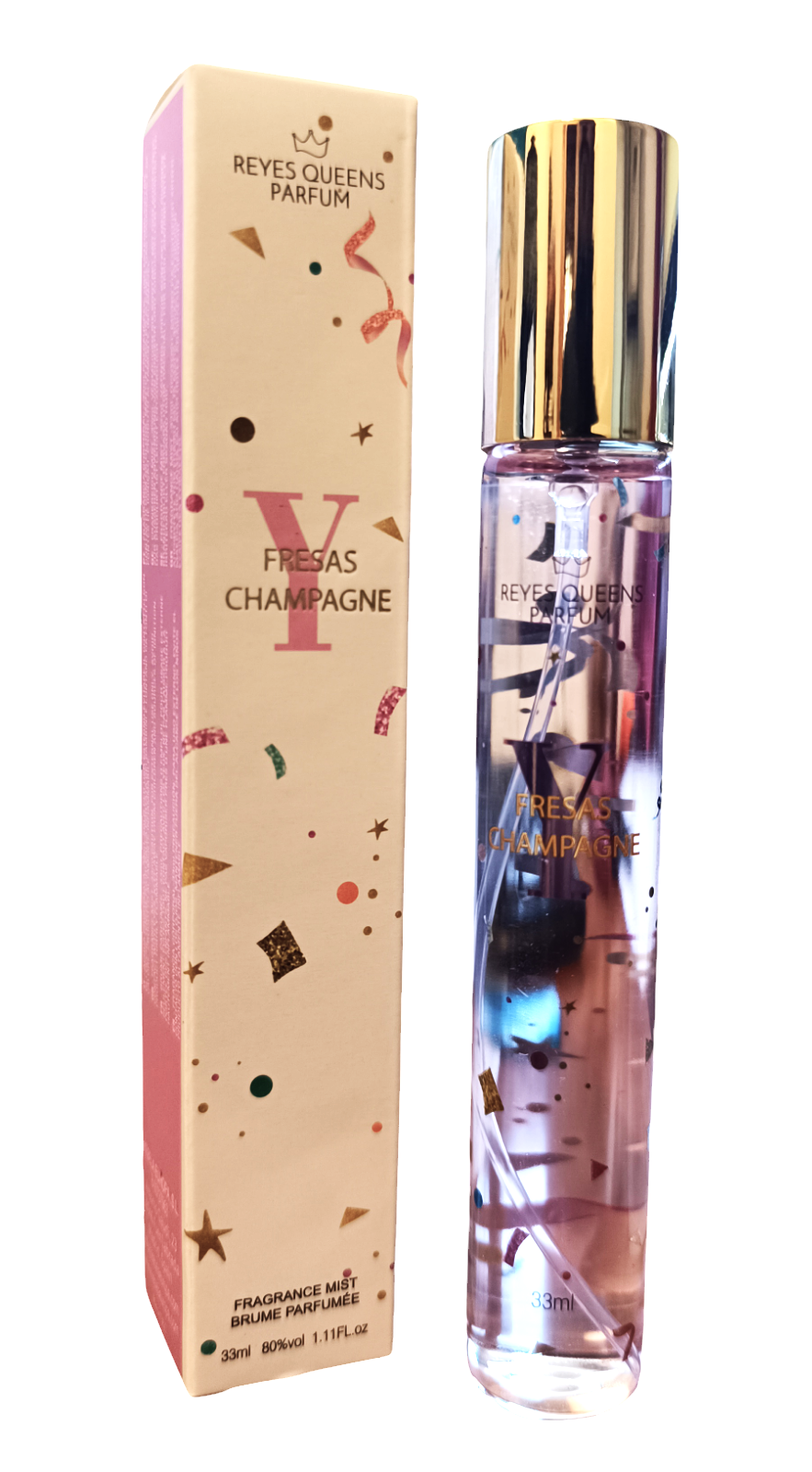 Perfume Bruma  Corporal y Fresas Champagne pour Femme 33ml – Seducción Dulce y Elegancia Burbujeante