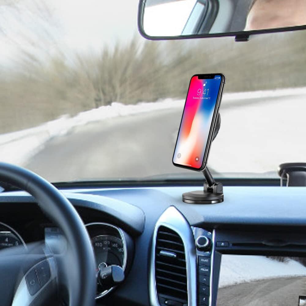 soportes magnético de tablero para auto con rotación de 360°