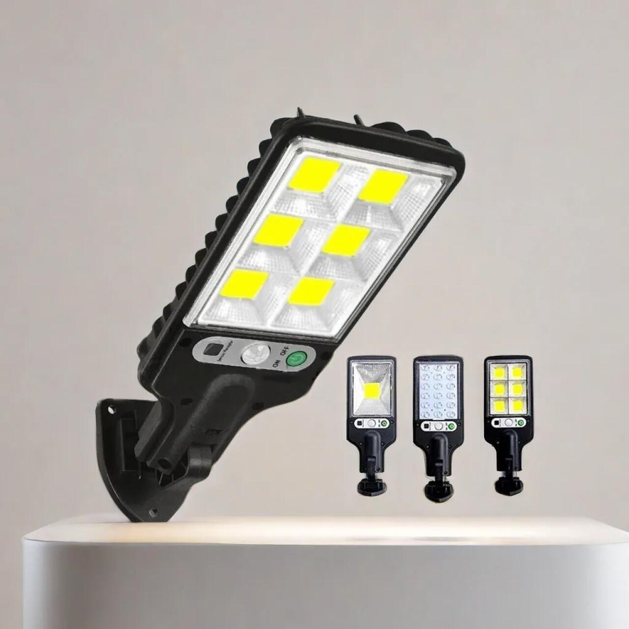 Luz Solar LED con Mando + Caja