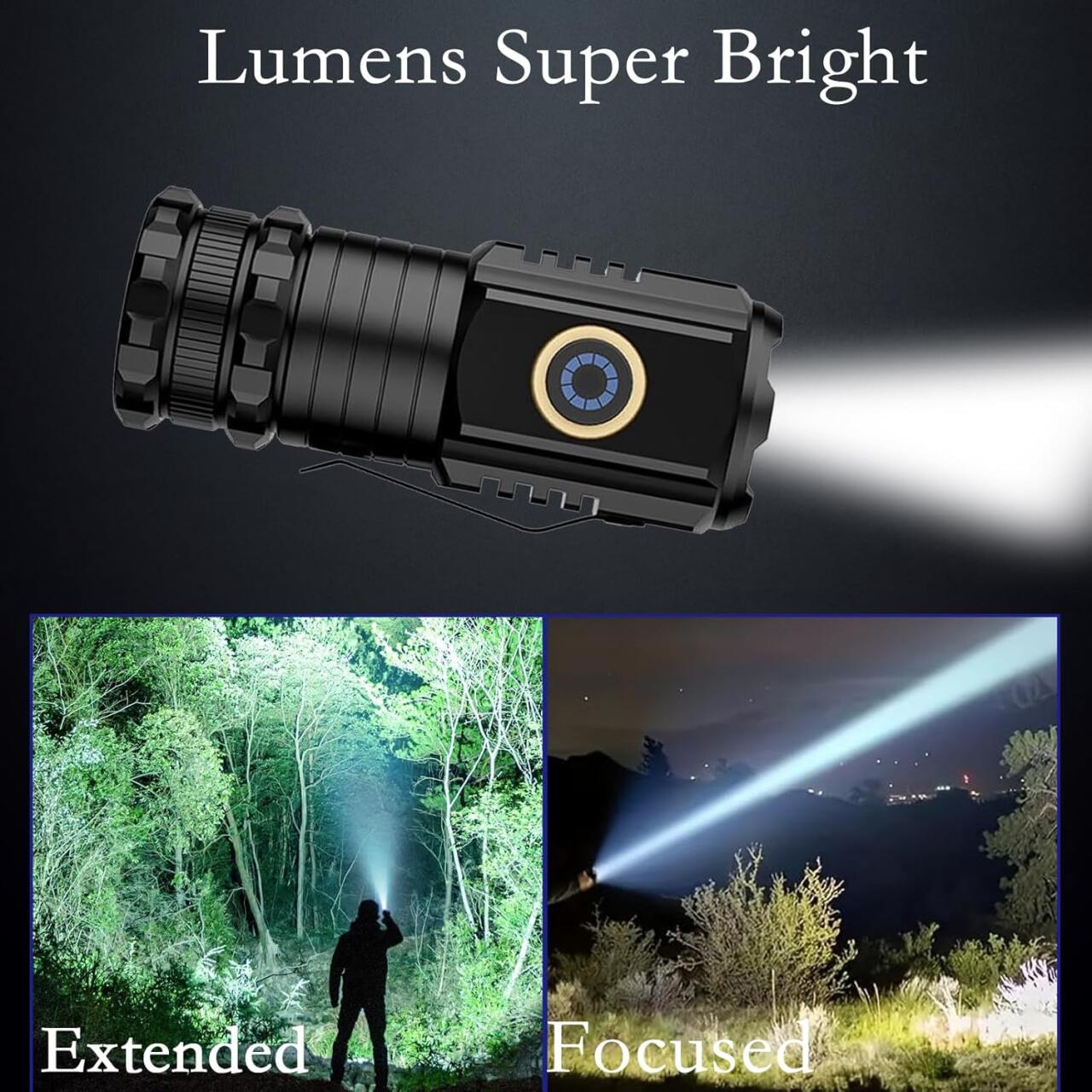 Mini Linterna Súper Brillante