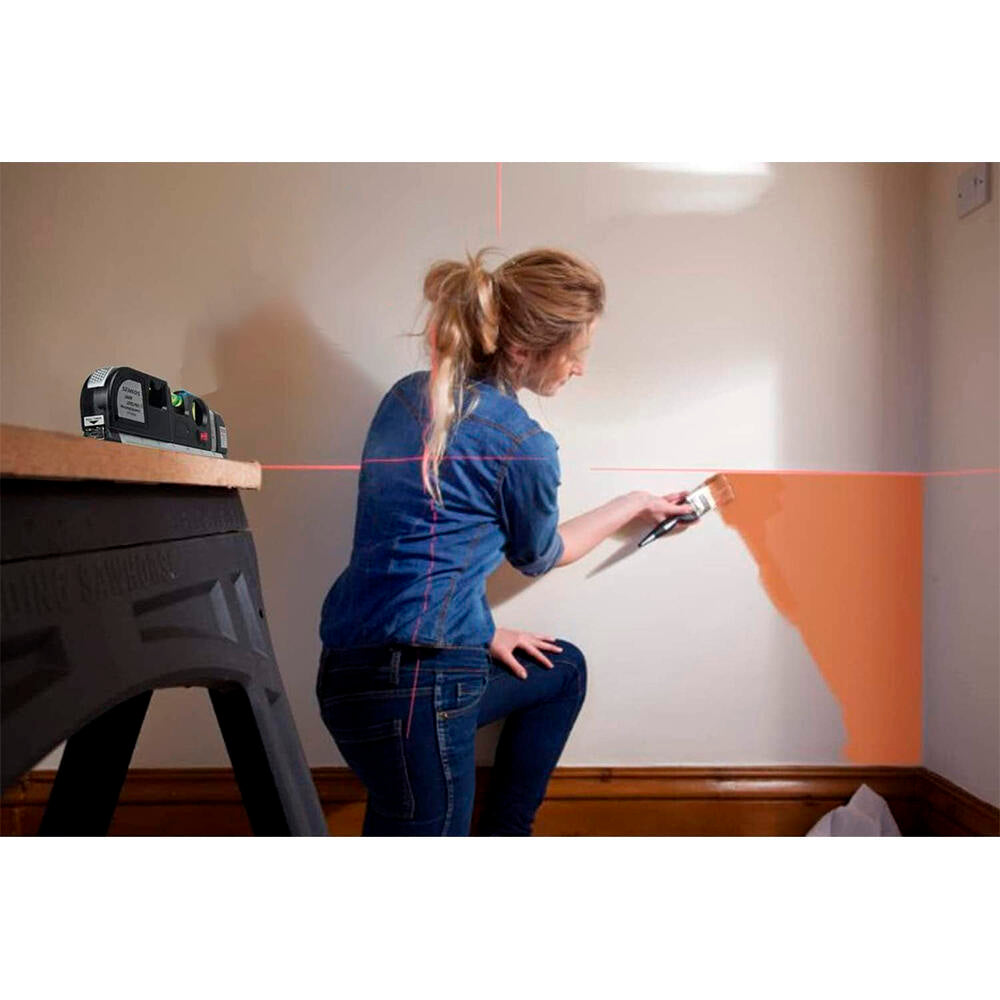 Nivel Láser, Herramienta para Bricolaje, Pintura y Pladur con Puntero Preciso