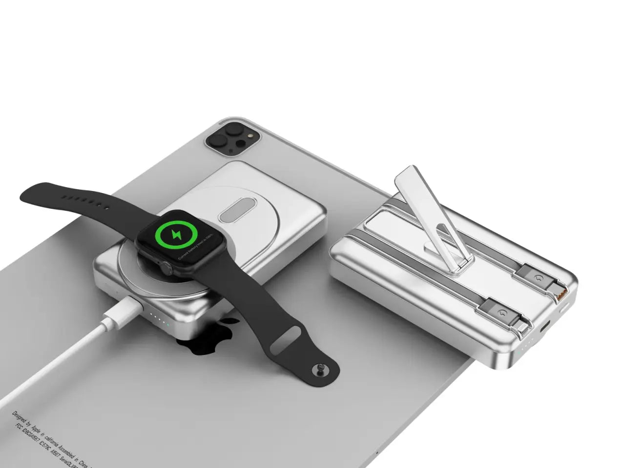 Cargador Inalámbrico Magnético 10,000mAh con Fuente de Alimentación por Cable – Doble Potencia, Doble Comodidad