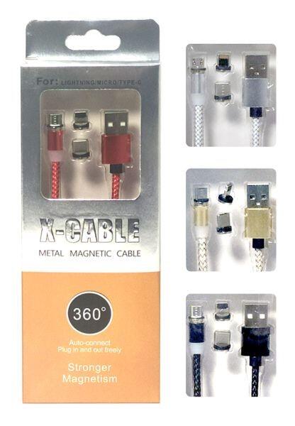 CABLE USB 3 EN 1 IMAN