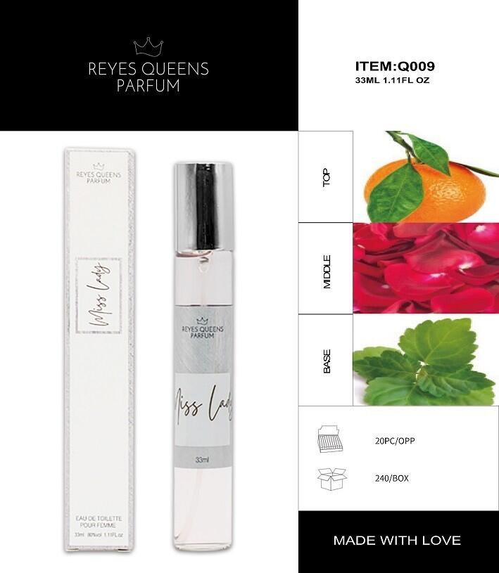 Perfume Eau de Toilette Miss Lady pour Femme 33ml – Delicadeza y Estilo en Cada Rociada