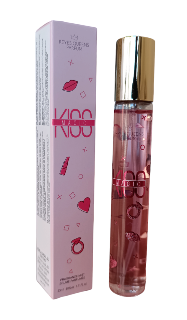 Perfume Bruma Corporal Kiss Magic pour Femme 33ml – Encanto Dulce y Magia Femenina en Cada Rociada
