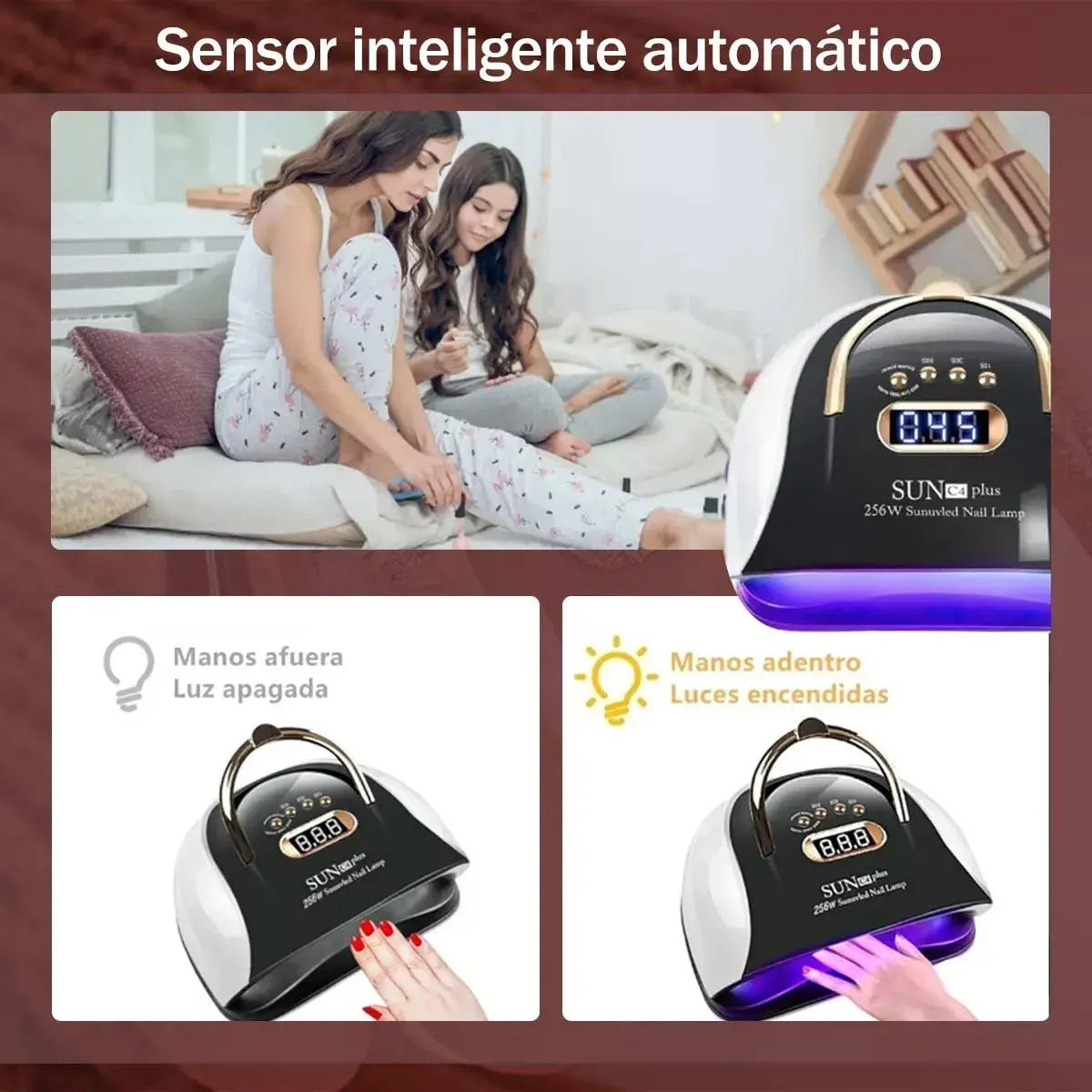 Lámpara LED para Uñas 22W – Secado Rápido y Profesional en Casa