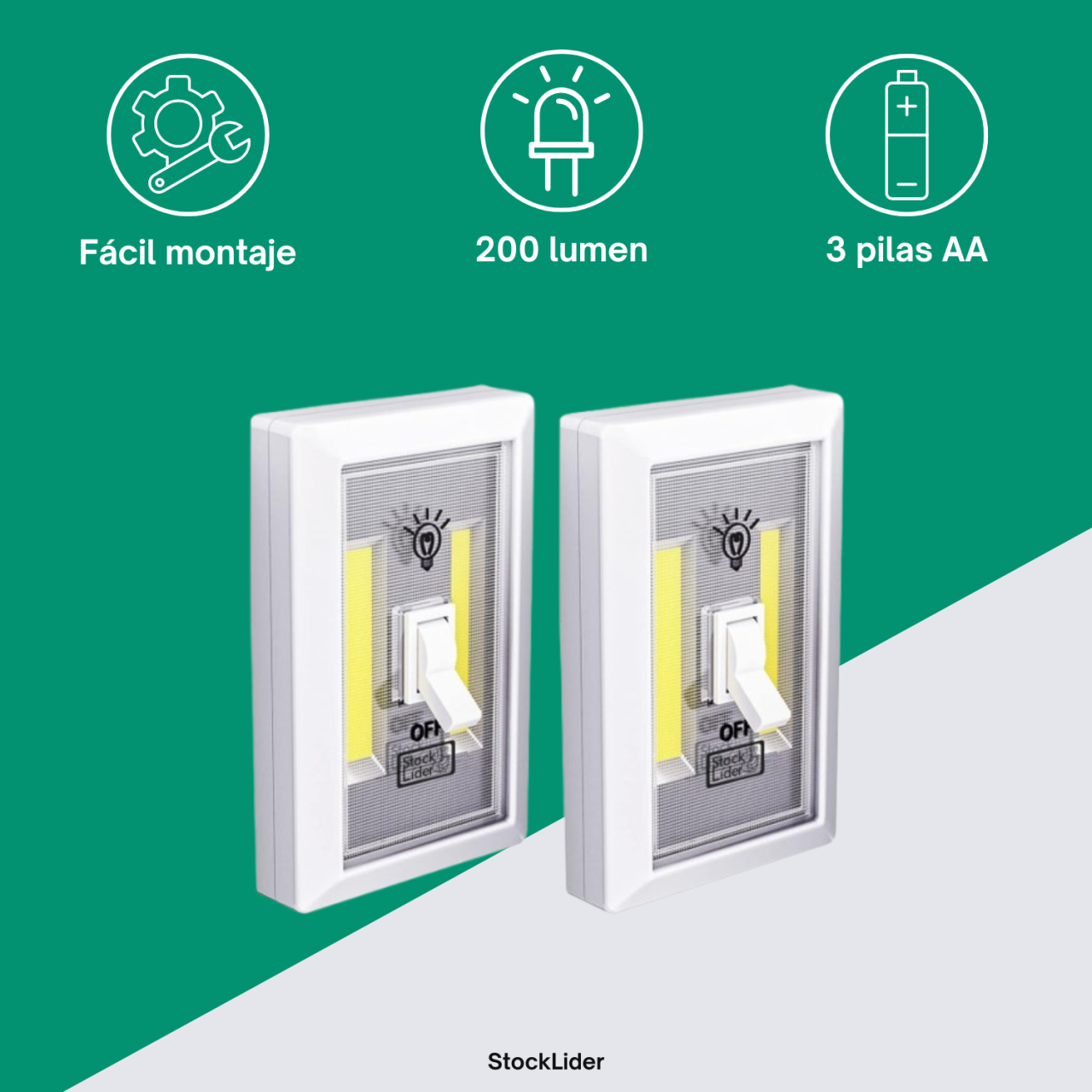 Lámpara COB LED 3W 200Lm