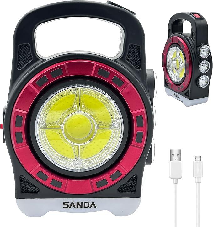 Linterna solar multiuso