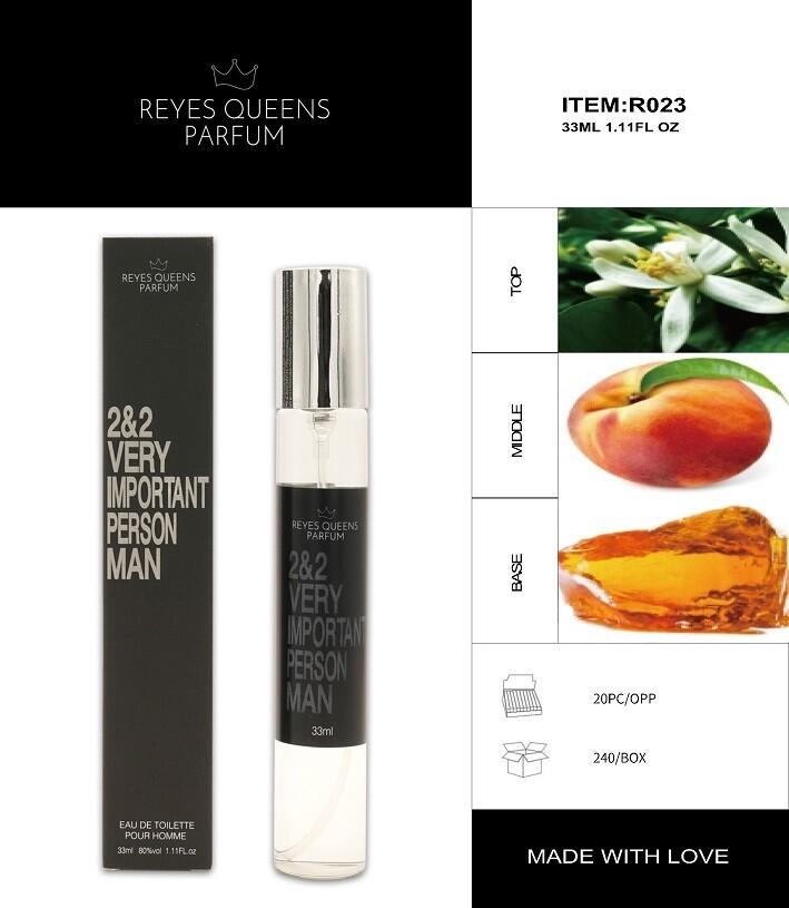 Perfume EAU DE TOILETTE “2&2 Very Important Pour Homme” 33 ml