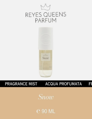 Perfume Fragancia Corporal Perfumada SNOW 90 ml